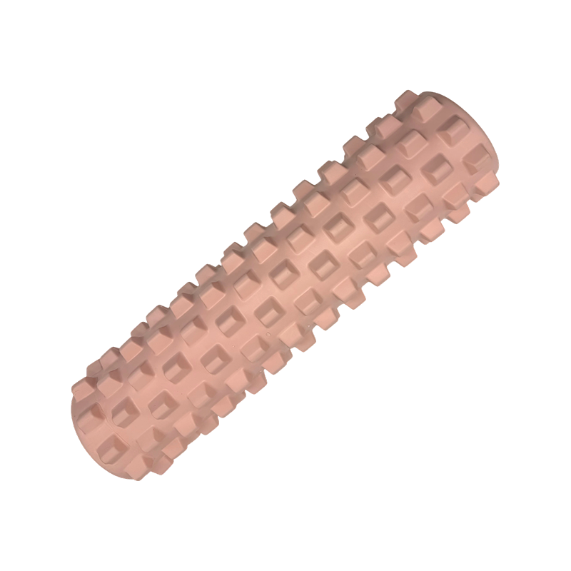 Rodillo de espuma de masaje de tejido profundo con protuberancias en los dientes de lobo de alta intensidad - 14 x 45 cm (recuperación muscular)