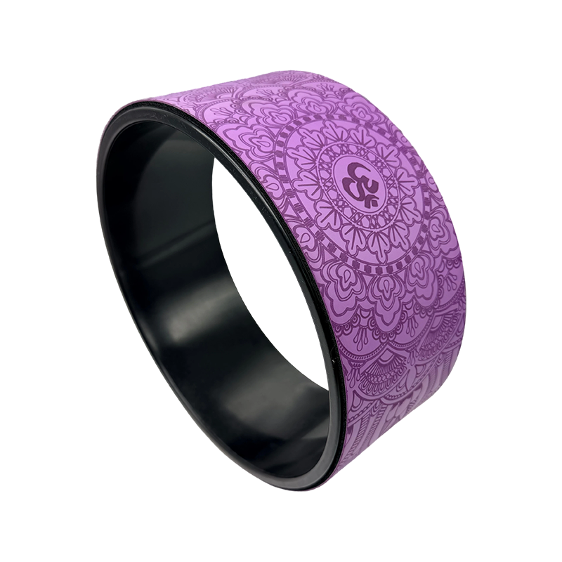 Rueda grande de yoga PU elástica con espalda baja