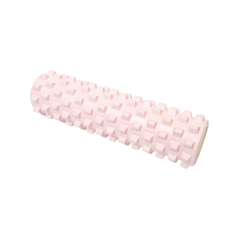 Rodillo de espuma de masaje de tejido profundo con protuberancias en los dientes de lobo de alta intensidad - 14 x 45 cm (recuperación muscular)